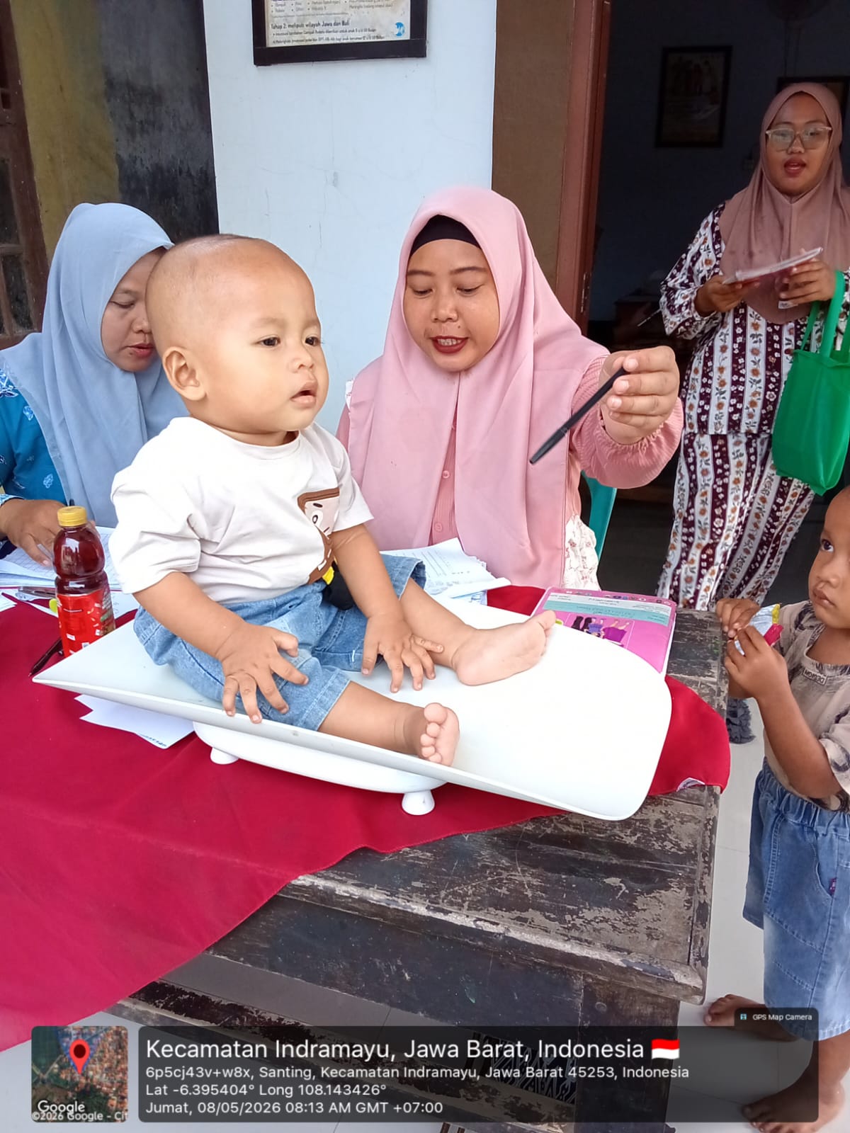Posyandu ILP Jeruk Keprok bulan Mei dengan jumlah sasaran 70 terdiri dari semua siklus hidup