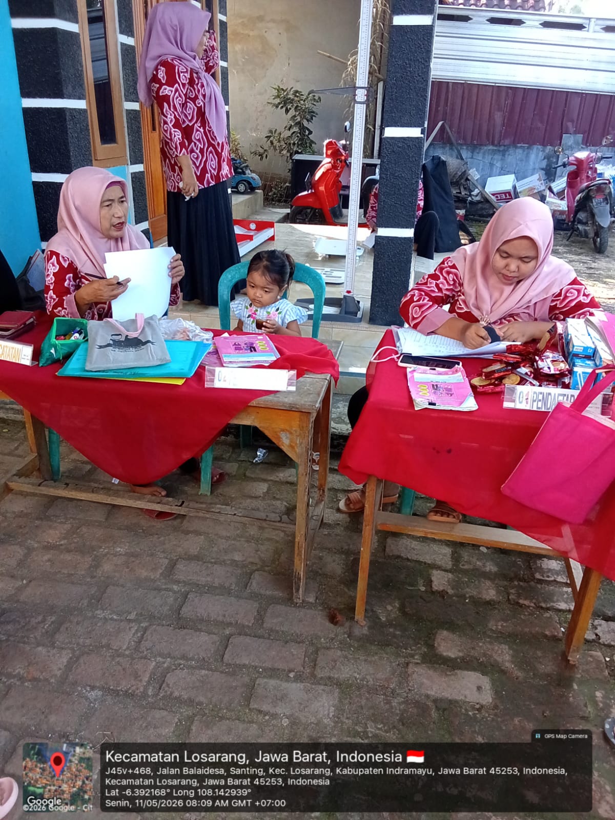 Jadwal Posyandu ILP Jeruk Bali 1 bertempat di rumah ibu Roheni RT 08 dan RT09