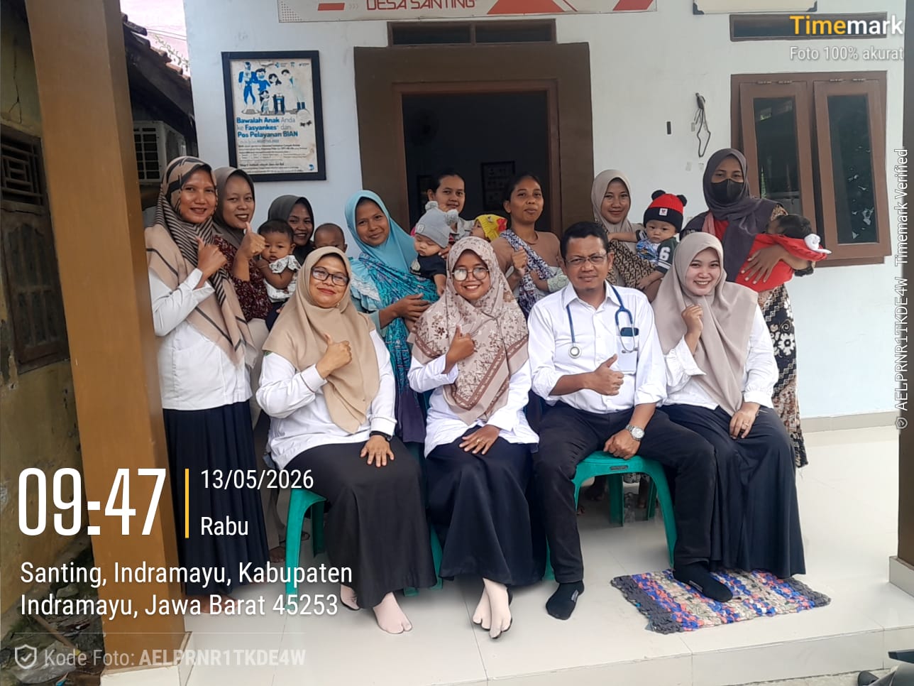 Dokumentasi Kegiatan PEKAT bersama Dokter , Petugas Gizi , Bidan Desa dan Ibu Bayi yang berumur 6-7 bulan